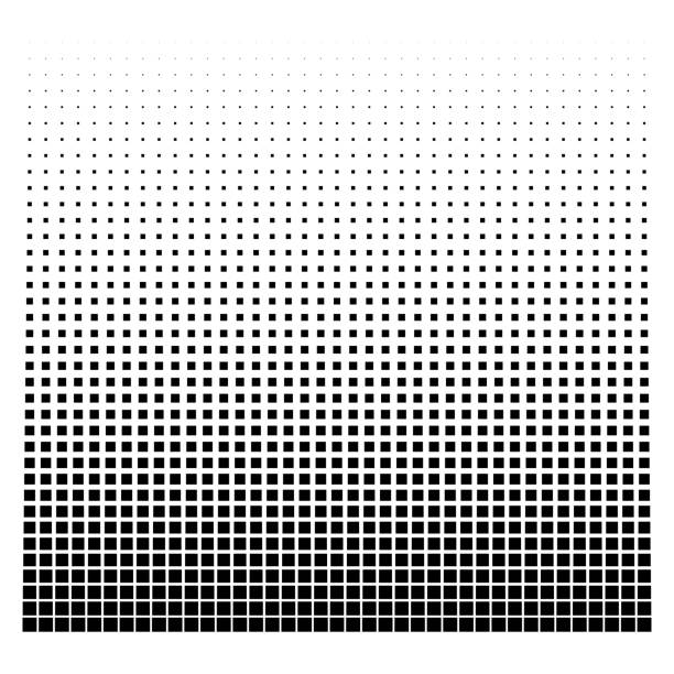 полутонный абстрактный фон - квадратный stock illustrations