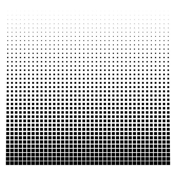 Halftone abstract background Halftone abstract background square composition stock illustrations