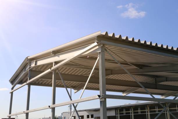 istock Commercial building, trade hall under construction 1324383266