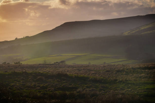 istock Binevinagh mountain in mist 1324399527