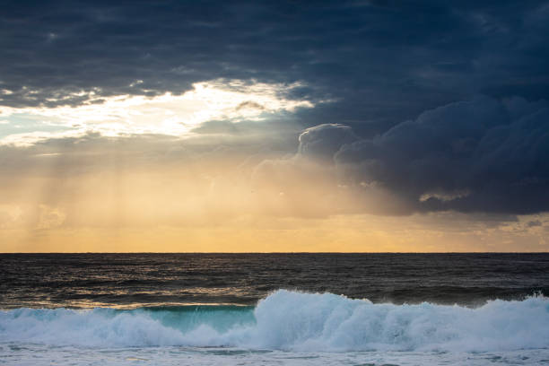 Beautiful sunrise and beach