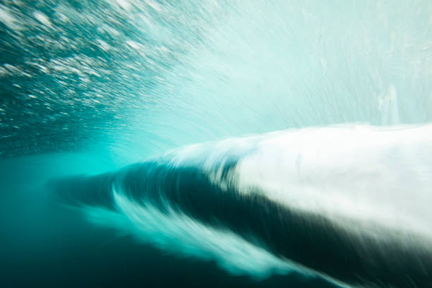 istock Motion blur of turquoise ocean wave 1324401640