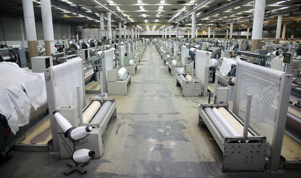 istock Woven fiberglass roving in a soft cockpit. 1324409069