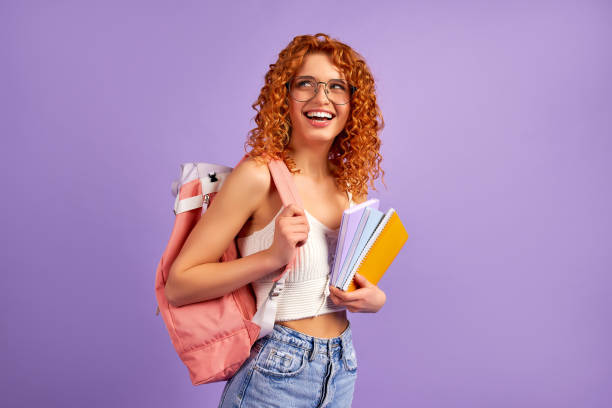 istock Redhead girl on background 1324413392