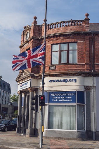 Headquarters of the Ulster Unionist Party (UUP).  Belfast, Northern Ireland.