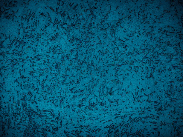 istock Beautiful abstract blue background. Blue wall with deep dark furrows. 1324419887