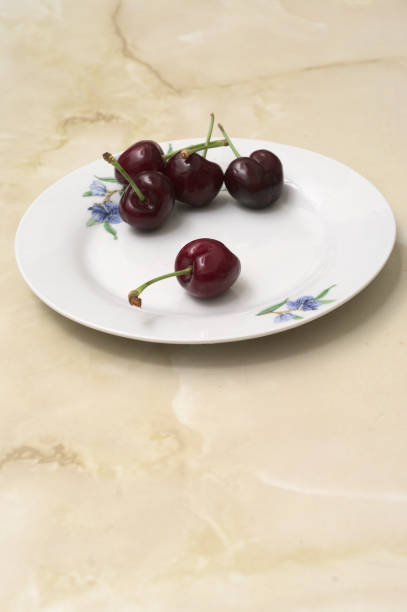 istock Delicious red cherries for a healthy breakfast 1324431612