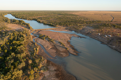 The Flinders river north Queensland, Australia.