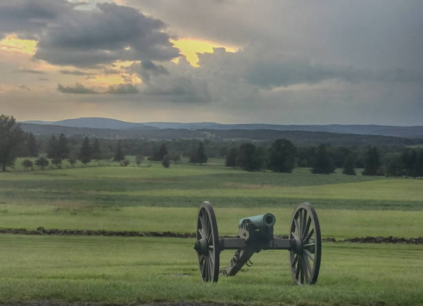 recensione di gettysburg - gettysburg national military park foto e immagini stock