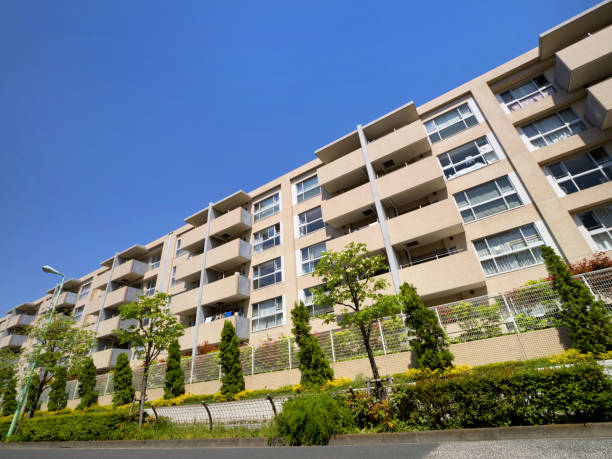 istock Lower floor apartments, Tokyo 1324465884