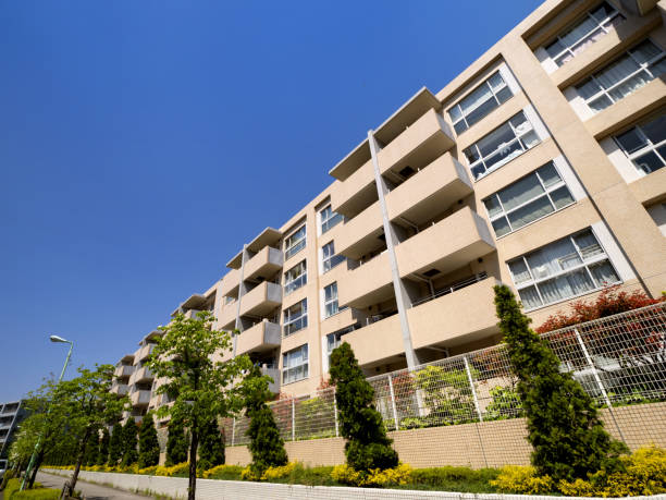 istock Lower floor apartments, Tokyo 1324465888