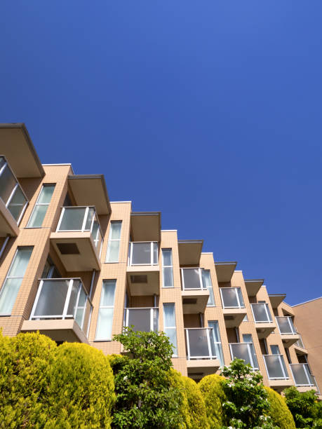 istock Lower floor apartments, Tokyo 1324465893