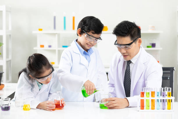 istock science teacher doing or testing a chemical experiment with child students in laboratory classroom 1324466483