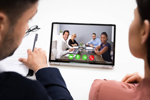 istock Online Video Conference Meeting On Tablet 1324470454