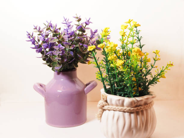 istock Picture of artificial plastic flower on a ceramic vase 1324475020