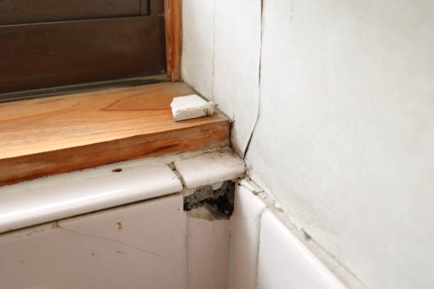 istock Cracking of tiles due to earthquake 1324482775