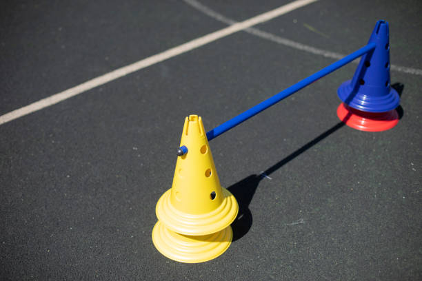 istock Obstacle sports game. Sports relay element. 1324484692