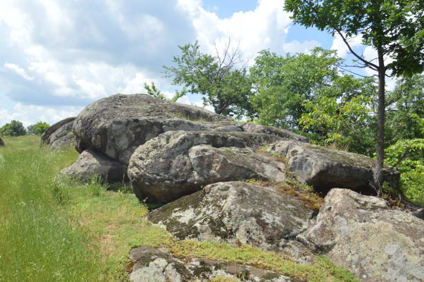 istock Ancient large stones in a the field 1324489329
