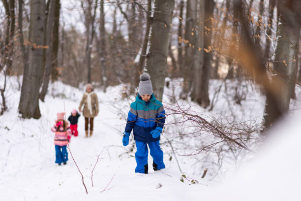 istock Family walking on the mountain 1324492407