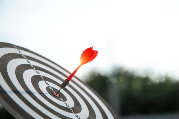 istock Dart is an opportunity and Dartboard is the target and goal. 1324499034