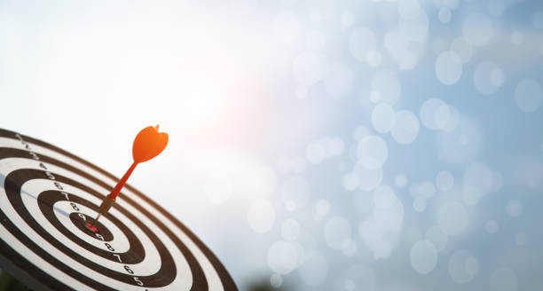 istock Dart is an opportunity and Dartboard is the target and goal. 1324499053