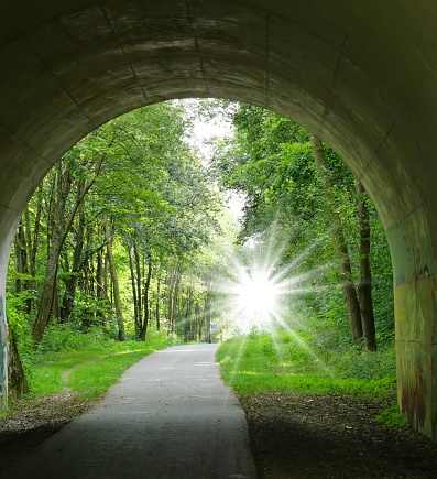 Light at the end of a tunnel