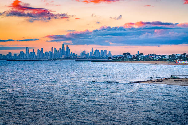istock Sunset at Brighton Beach (winter time), Melbourne, Victoria, Australian, 2021-06-19 1324502219