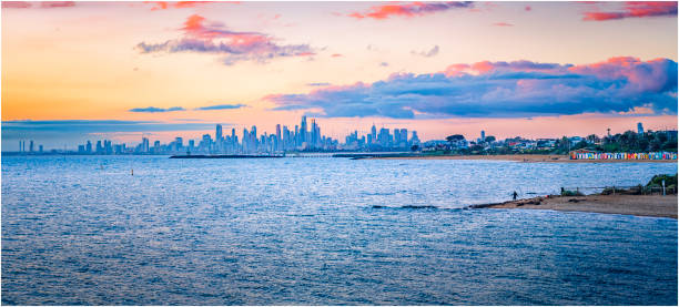 istock Sunset at Brighton Beach (winter time), Melbourne, Victoria, Australian, 2021-06-19 1324502777