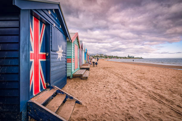 istock Sunset at Brighton Beach (winter time), Melbourne, Victoria, Australian, 2021-06-19 1324502803