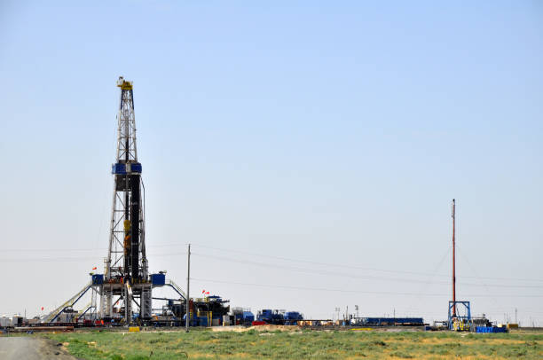 istock The view of Drilling Rig 1324508456