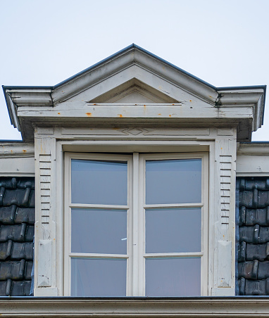 Architectural detail of a building in the Netherlands