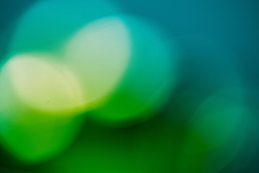 blue and green bokeh for background and greeting or inspiration or advertise