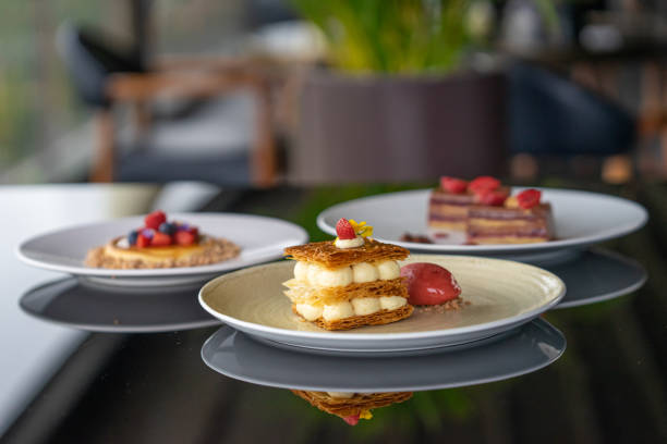 istock Mille Feuille dessert with Strawberriy and icecream 1324513678
