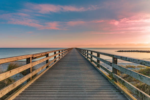 istock Wooden pier on a coast 1324516778