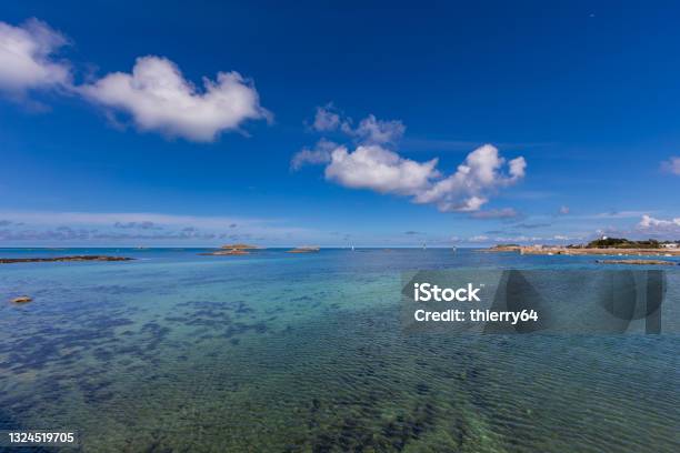 Seascape Roscoff Finistere Brittany United Kingdom Stock Photo - Download Image Now