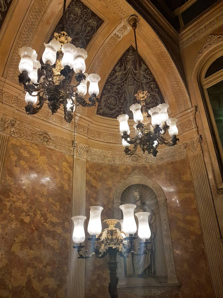 istock Valladolid, Spain; 05/03/2019: interior of a beautiful 18th century palace 1324522252