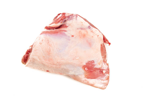 istock piece of raw pork on a white background. isolated. 1324525064