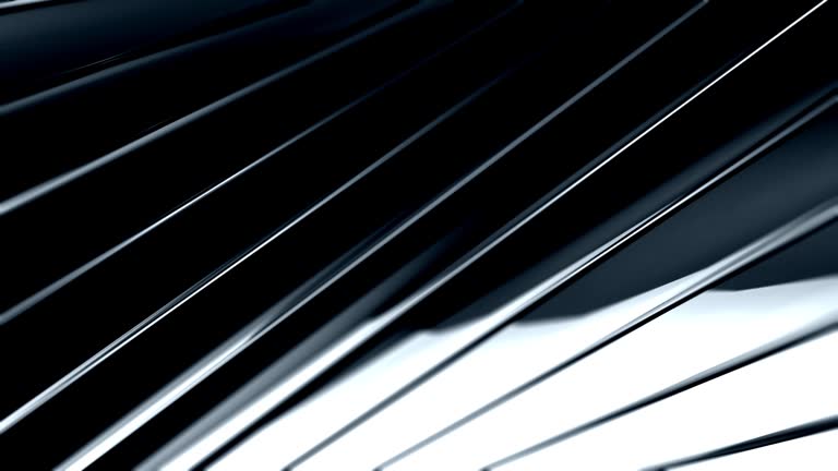 3D Abstact background with reflection - Loopable