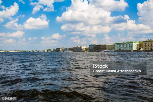 Beautiful Views Of St Petersburg And The Neva River City Attractions On A Summer Sunny Day Stock Photo - Download Image Now