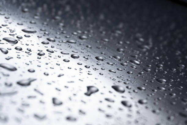 istock Many different drops of water on the metal surface 1324532753