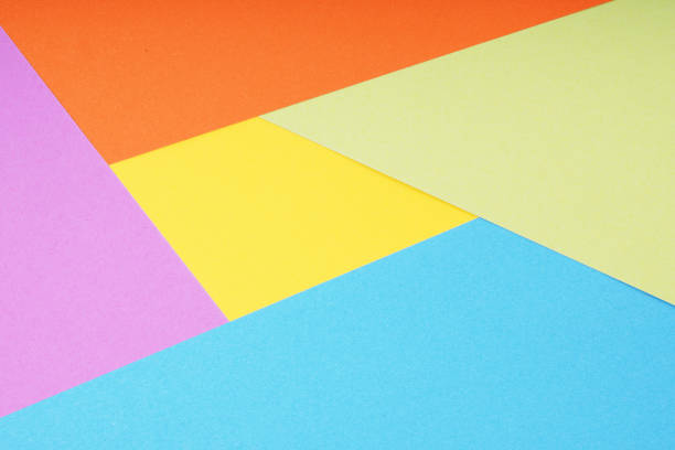 istock multicolor paper background with 5 different colors in triangle and rhombus shapes 1324532810