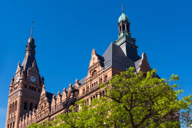 istock landmark milwaukee city hall tower and cupolas 1324535621