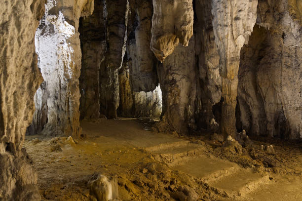 istock cave with stalactites and stalagmites in Beredine, Croatia 1324537136