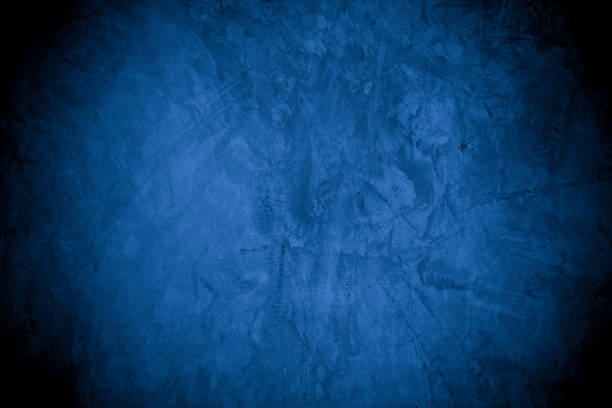 istock Old wall pattern texture cement blue dark abstract  blue color design are light with black gradient background. 1324540106