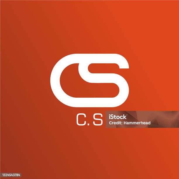 Lettering Cs Illustration Vector Graphic Of Modern Cs Letter Initials Stock ...