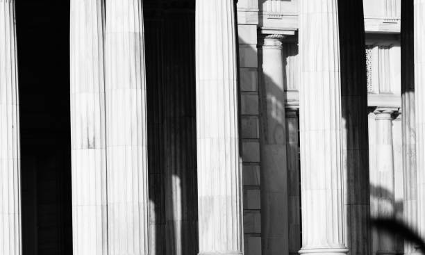 istock Traditional marble made pillars of a building 1324546302