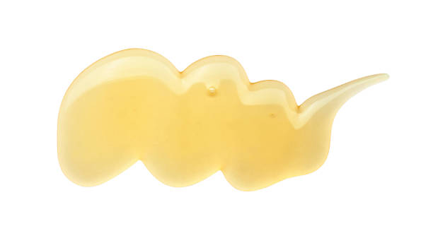 istock Sample of yellow shower gel isolated on white 1324546747