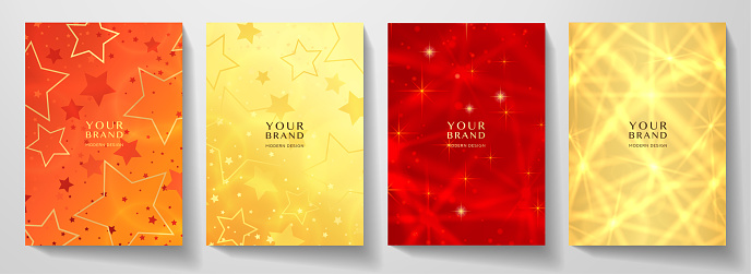 Vector luxury collection background for Christmas catalog, brochure template, booklet, gift card