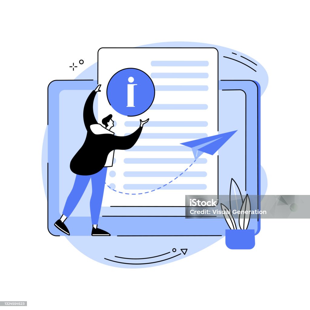 User Guide Abstract Concept Vector Illustration Stock Illustration ...