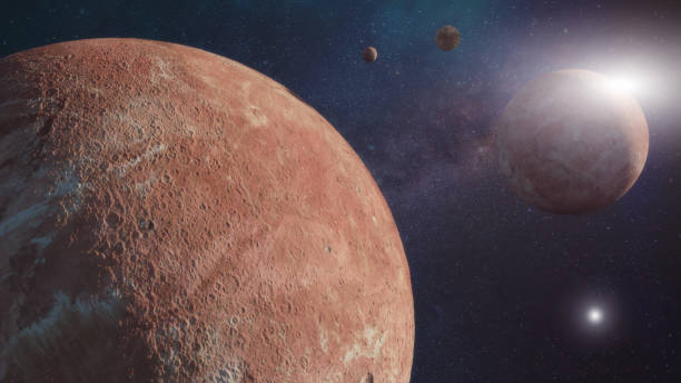 istock Background of planets and nebula illustration 1324554667